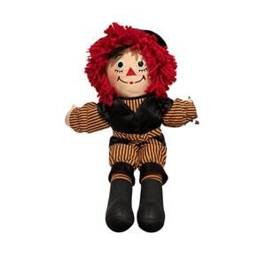 2002 Raggedy ANDY Halloween Pirate Doll - 15" Applause Hasbro Fall w/tags